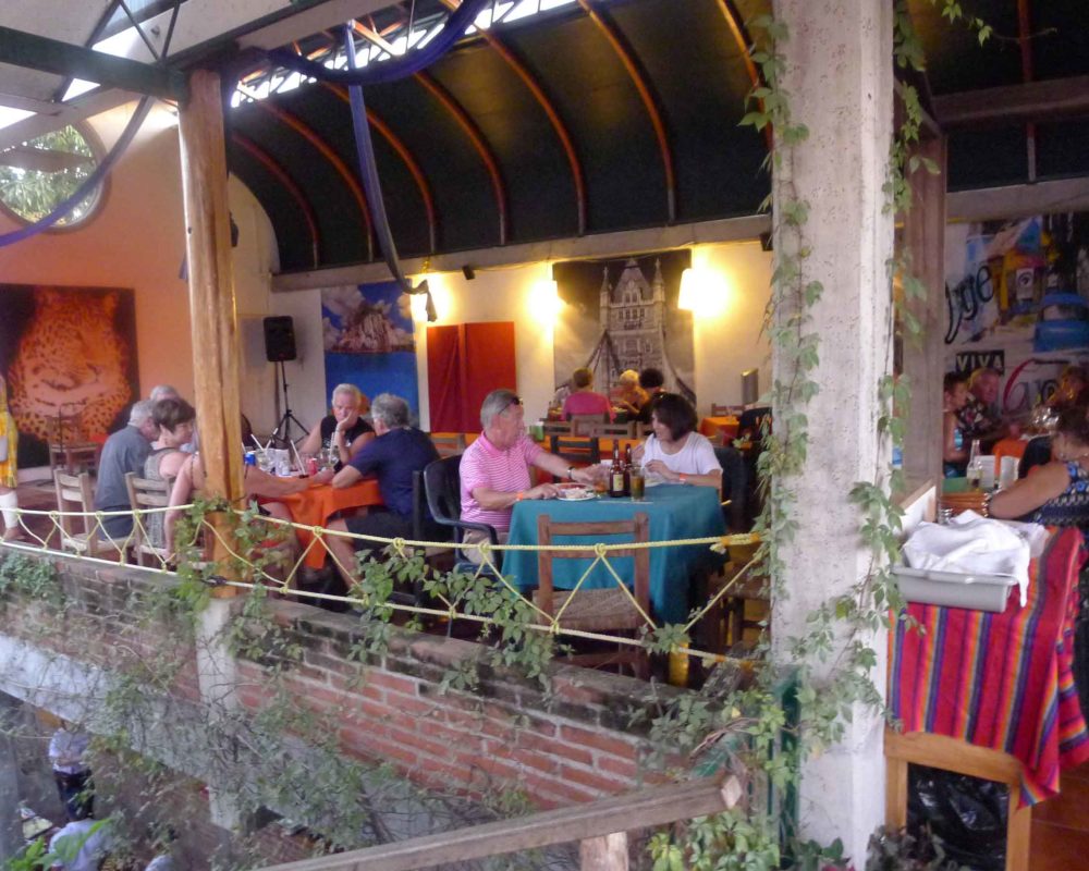 dining area at the octopus's garden restaurant